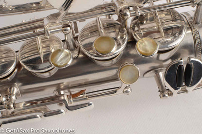 Selmer Balanced Action Saxophone Fresh Overhaul Original Silver Plate Great Tone