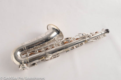 Selmer Balanced Action Saxophone Fresh Overhaul Original Silver Plate Great Tone