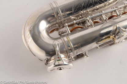 Selmer Balanced Action Saxophone Fresh Overhaul Original Silver Plate Great Tone