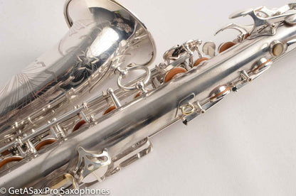 Selmer Balanced Action Saxophone Fresh Overhaul Original Silver Plate Great Tone