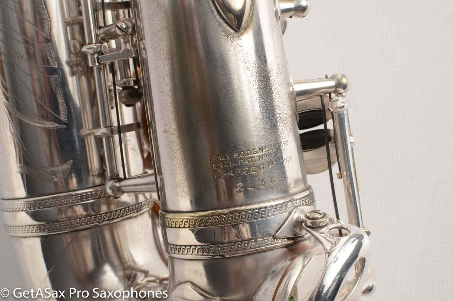 Selmer Balanced Action Saxophone Fresh Overhaul Original Silver Plate Great Tone