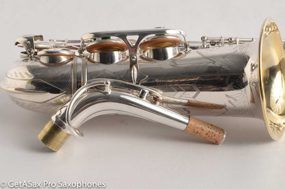 Selmer Balanced Action Saxophone Fresh Overhaul Original Silver Plate Great Tone