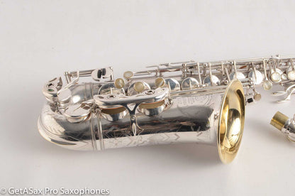 Selmer Balanced Action Saxophone Fresh Overhaul Original Silver Plate Great Tone