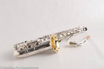 Selmer Balanced Action Saxophone Fresh Overhaul Original Silver Plate Great Tone
