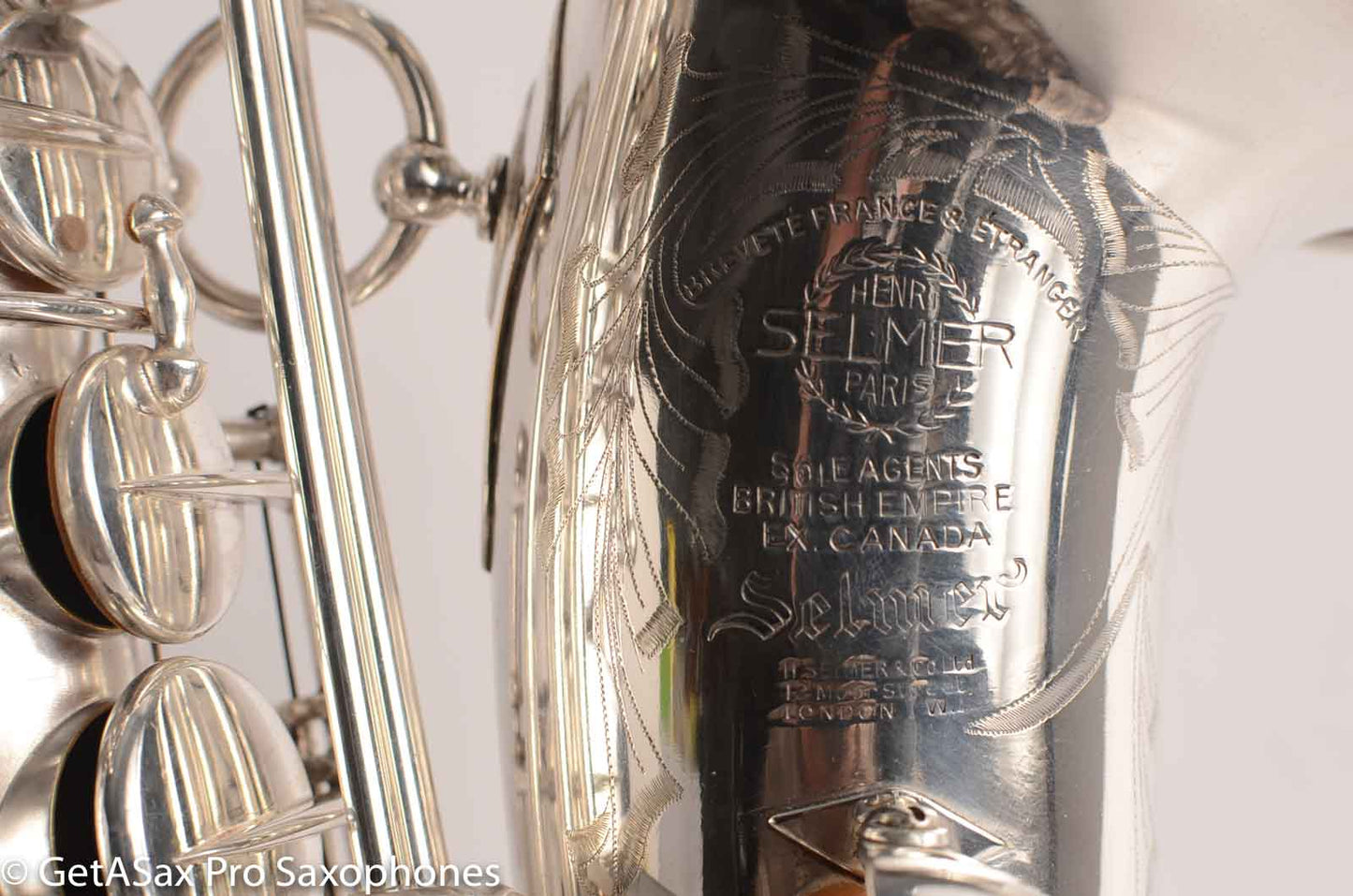 Selmer Balanced Action Saxophone Fresh Overhaul Original Silver Plate Great Tone