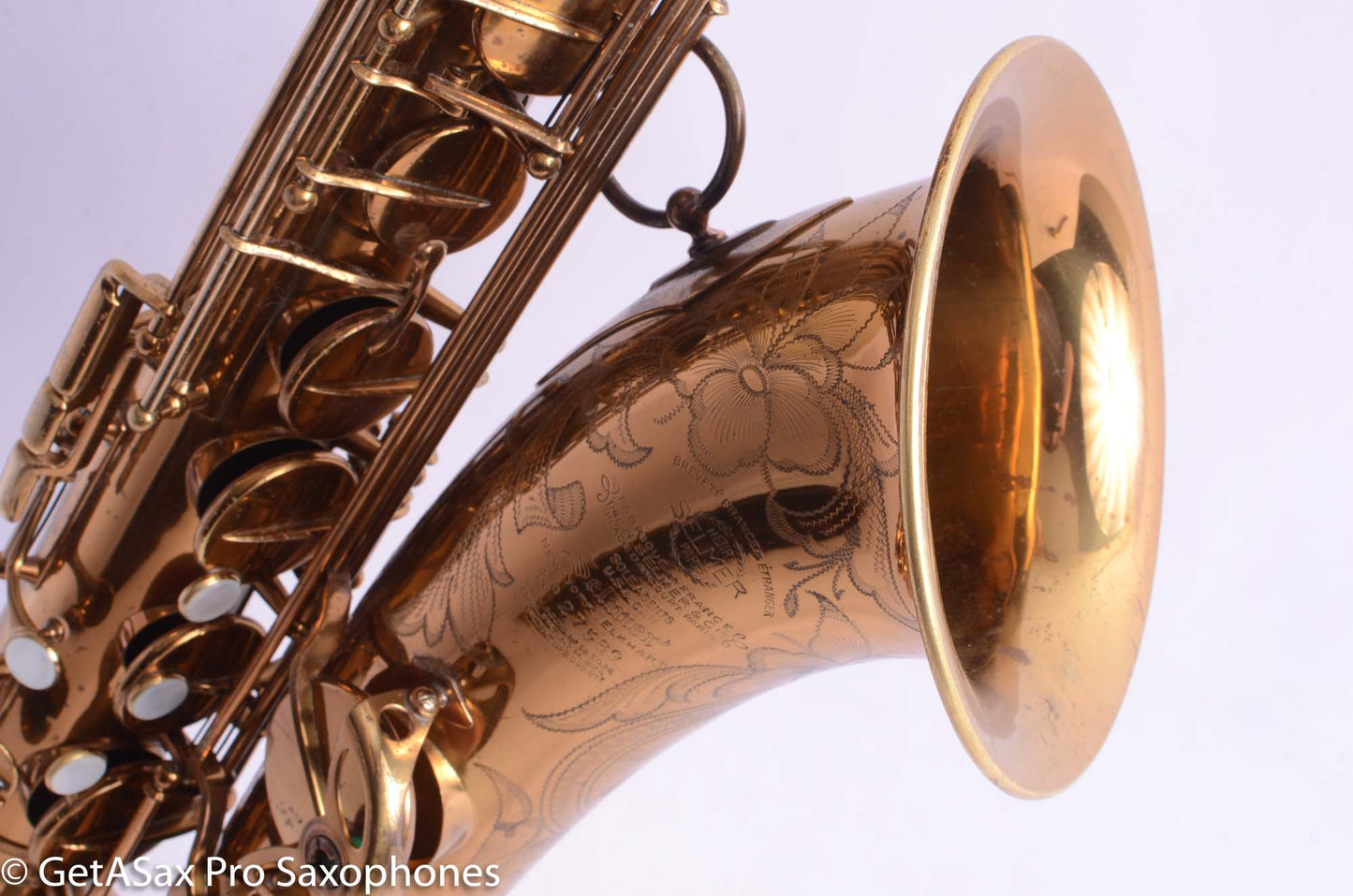 Selmer Balanced Action Tenor Saxophone from 1939 Original Lacquer American Engraved 27589