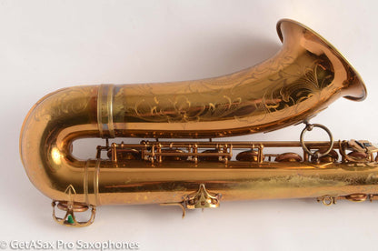 Selmer Balanced Action Tenor Saxophone from 1939 Original Lacquer American Engraved 27589