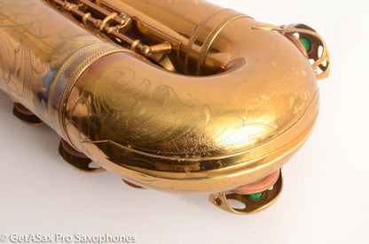 Selmer Balanced Action Tenor Saxophone from 1939 Original Lacquer American Engraved 27589