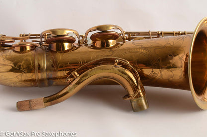Selmer Balanced Action Tenor Saxophone from 1939 Original Lacquer American Engraved 27589