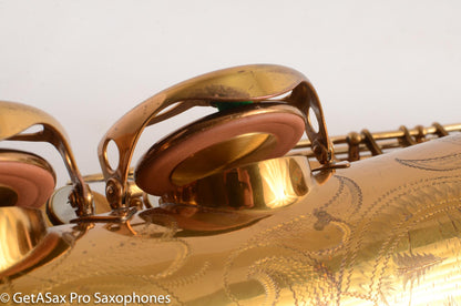 Selmer Balanced Action Tenor Saxophone from 1939 Original Lacquer American Engraved 27589