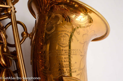 Selmer Balanced Action Alto Original Lacquer Matt Stohrer Overhaul Exceptional 27403