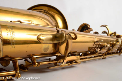 Selmer Balanced Action Alto Original Lacquer Matt Stohrer Overhaul Exceptional 27403