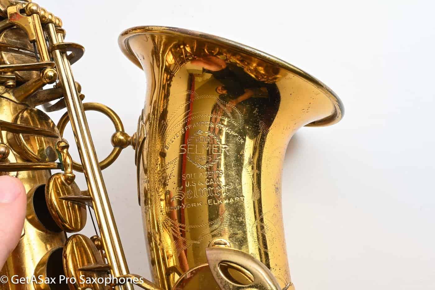 Selmer Balanced Action Alto Relacquered Old Pads Beautiful! 21178