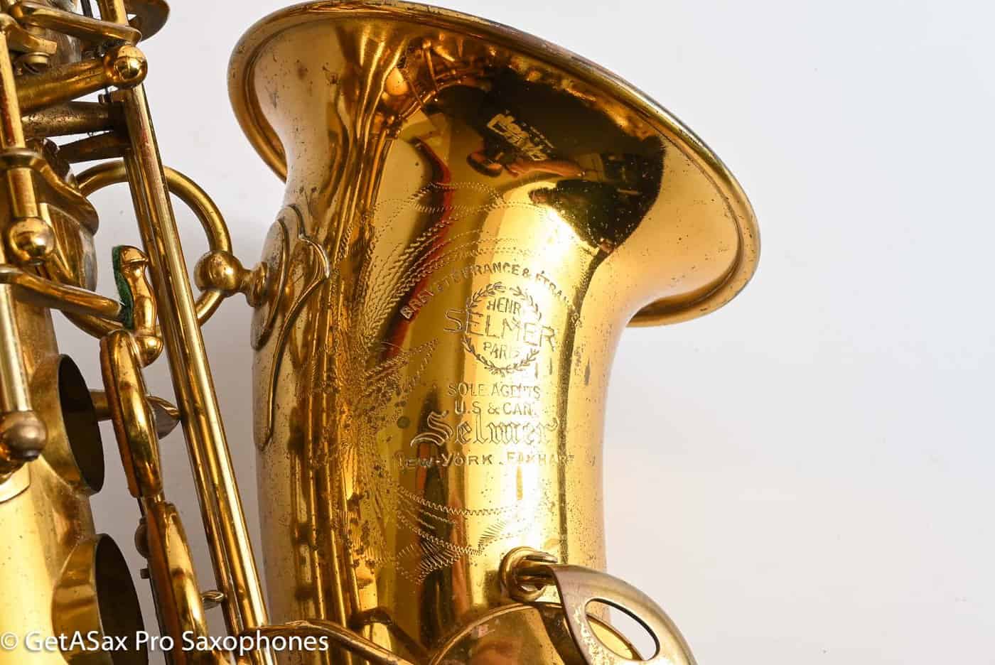 Selmer Balanced Action Alto Relacquered Old Pads Beautiful! 21178