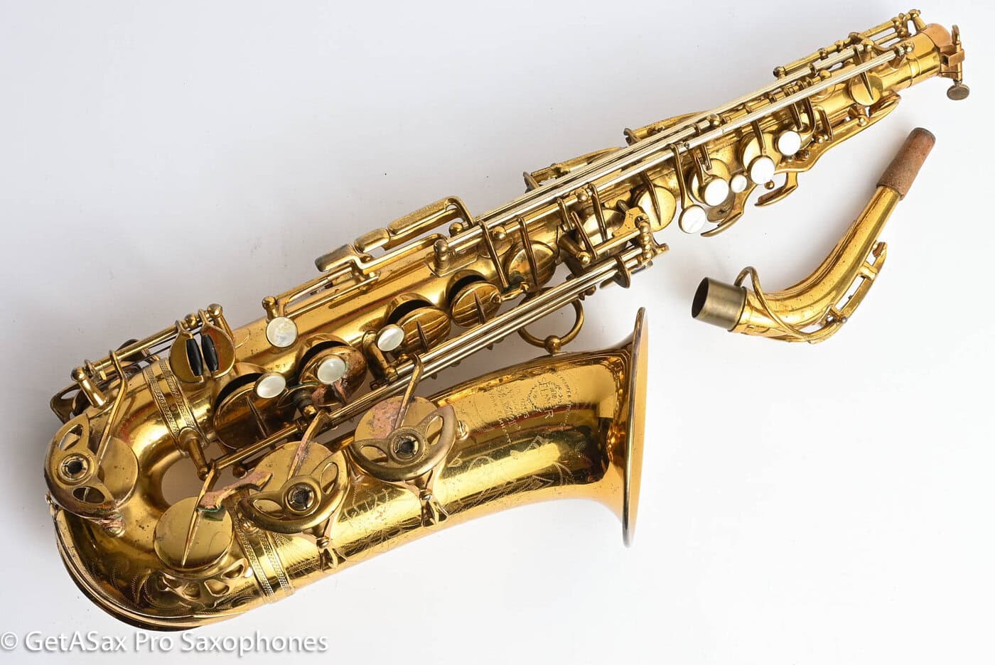 Selmer Balanced Action Alto Relacquered Old Pads Beautiful! 21178