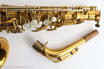 Selmer Balanced Action Alto Relacquered Old Pads Beautiful! 21178
