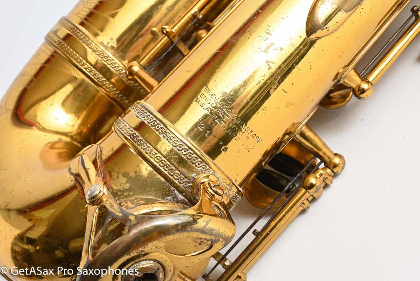 Selmer Balanced Action Alto Relacquered Old Pads Beautiful! 21178