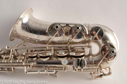 Selmer Balanced Action Alto 1945 Fresh Overhauled Original Silver Plate Excellent Condition