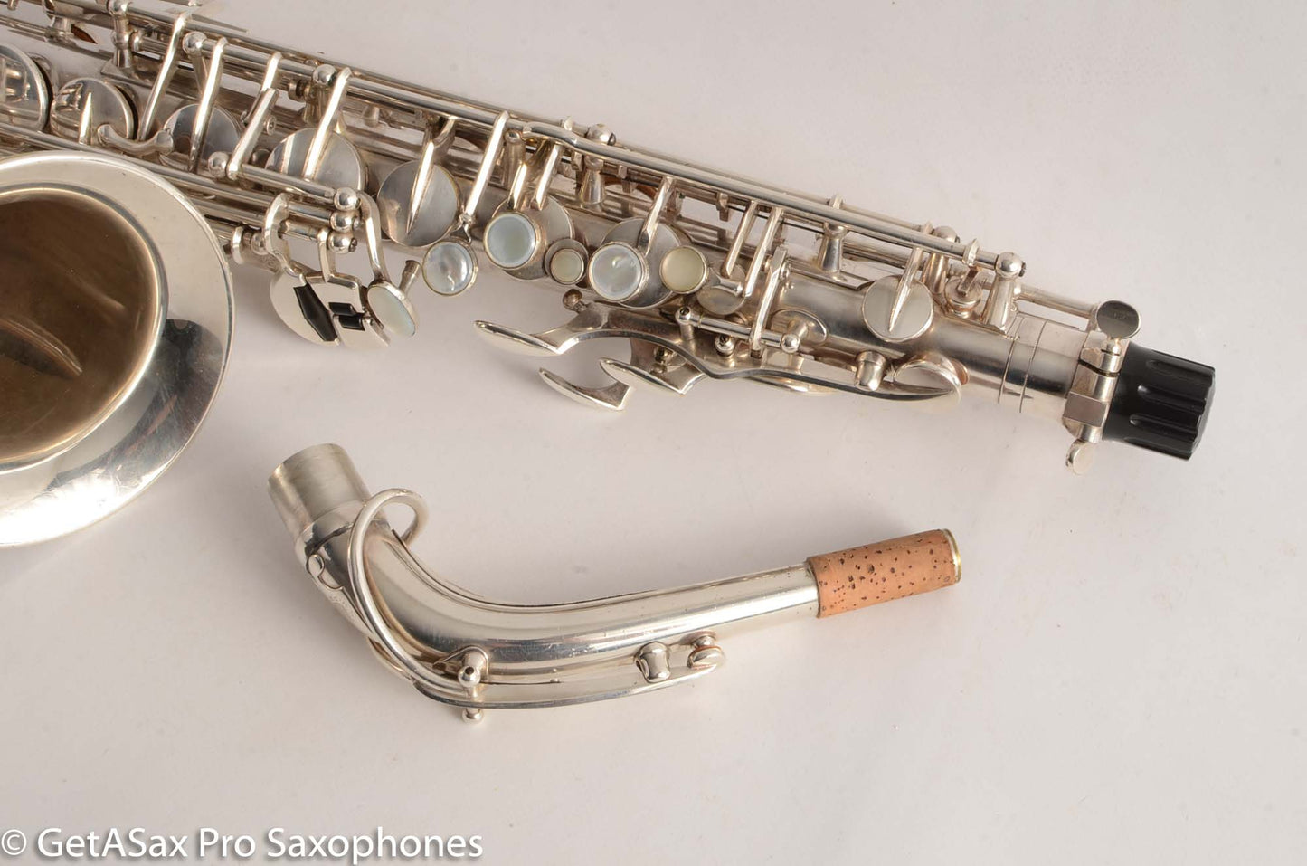 Selmer Balanced Action Alto 1945 Fresh Overhauled Original Silver Plate Excellent Condition