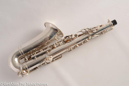 Selmer Balanced Action Alto 1945 Fresh Overhauled Original Silver Plate Excellent Condition