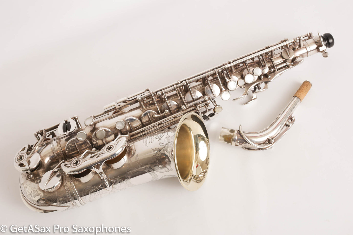 Selmer Balanced Action Alto Original Silver Plate Good Pads Beautiful 29621