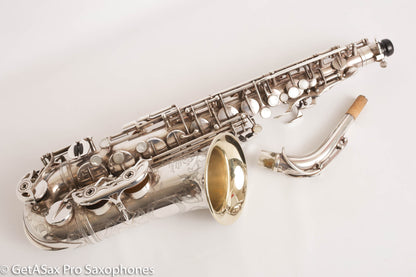 Selmer Balanced Action Alto Original Silver Plate Good Pads Beautiful 29621