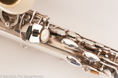 Selmer Balanced Action Alto Original Silver Plate Good Pads Beautiful 29621