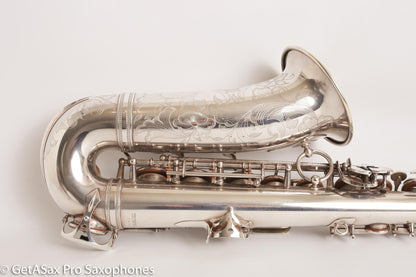 Selmer Balanced Action Alto Original Silver Plate Good Pads Beautiful 29621