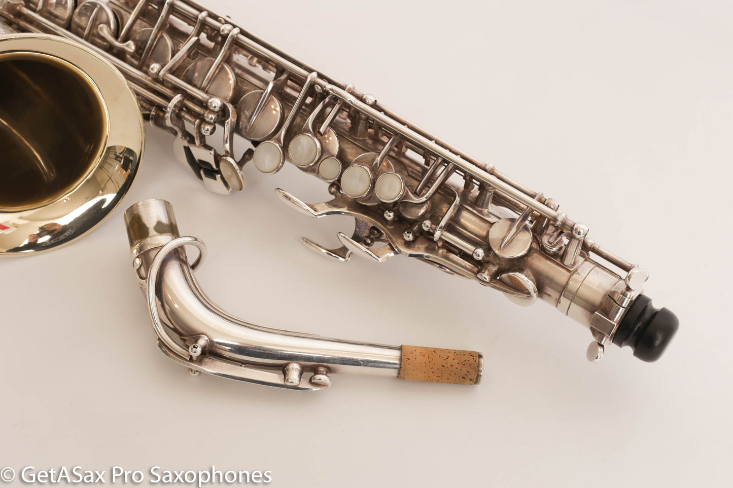 Selmer Balanced Action Alto Original Silver Plate Good Pads Beautiful 29621