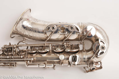 Selmer Balanced Action Alto Original Silver Plate Good Pads Beautiful 29621