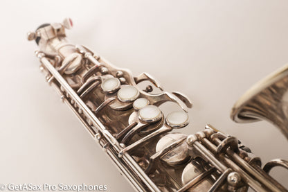 Selmer Balanced Action Alto Original Silver Plate Good Pads Beautiful 29621