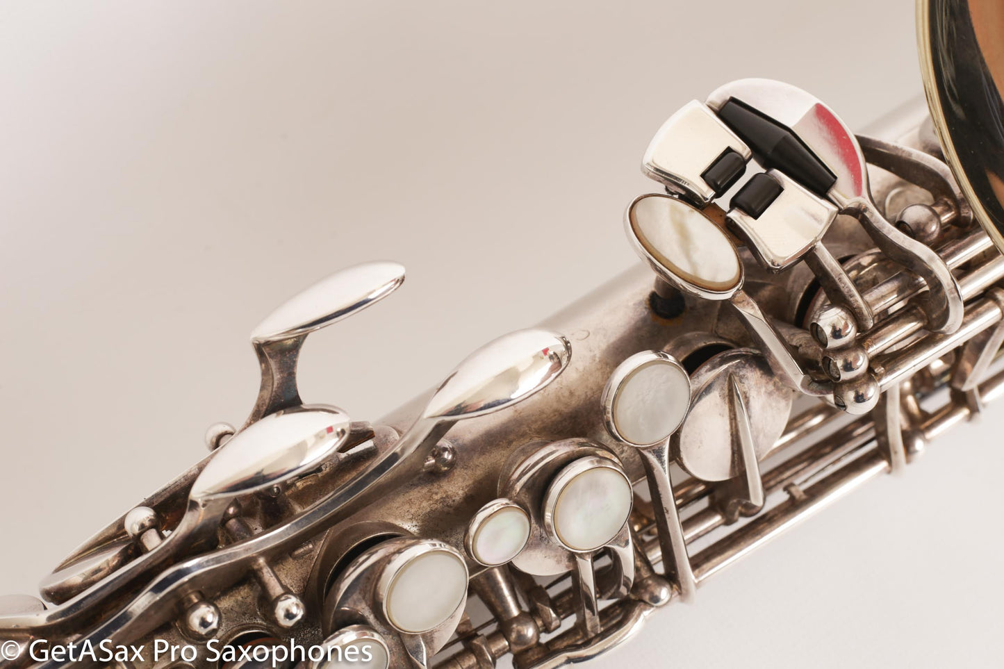 Selmer Balanced Action Alto Original Silver Plate Good Pads Beautiful 29621