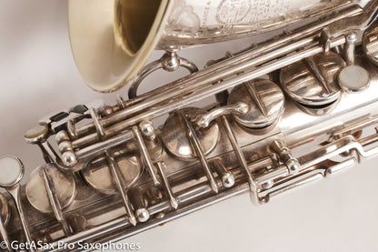 Selmer Balanced Action Alto Original Silver Plate Good Pads Beautiful 29621