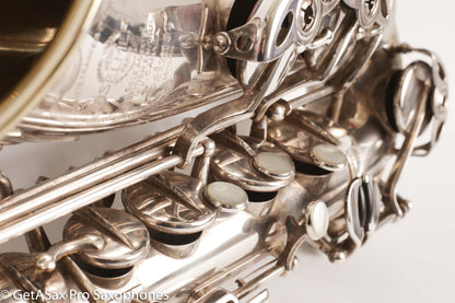 Selmer Balanced Action Alto Original Silver Plate Good Pads Beautiful 29621