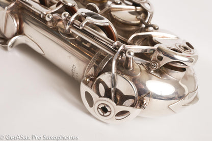 Selmer Balanced Action Alto Original Silver Plate Good Pads Beautiful 29621