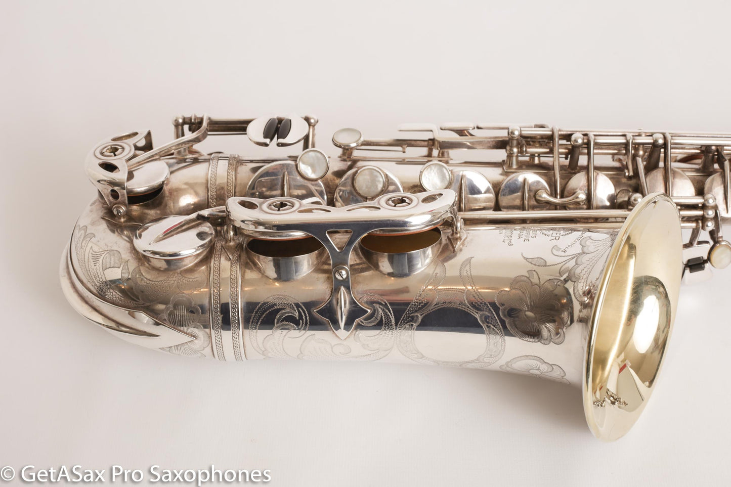 Selmer Balanced Action Alto Original Silver Plate Good Pads Beautiful 29621