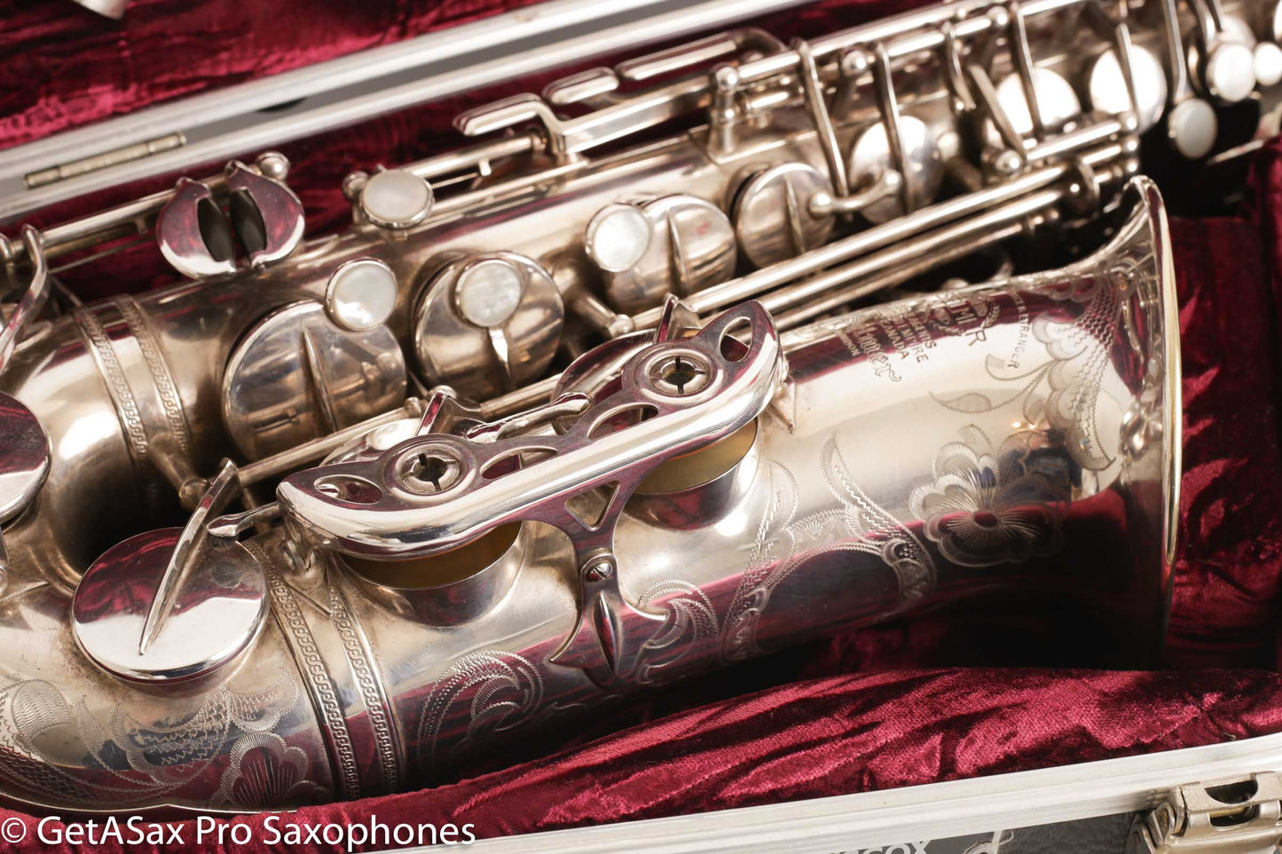 Selmer Balanced Action Alto Original Silver Plate Good Pads Beautiful 29621