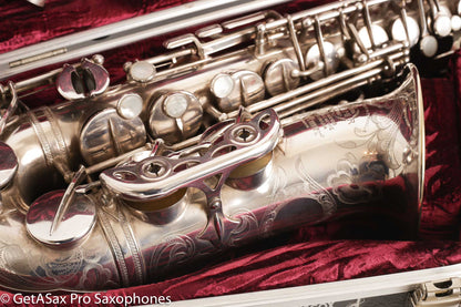 Selmer Balanced Action Alto Original Silver Plate Good Pads Beautiful 29621