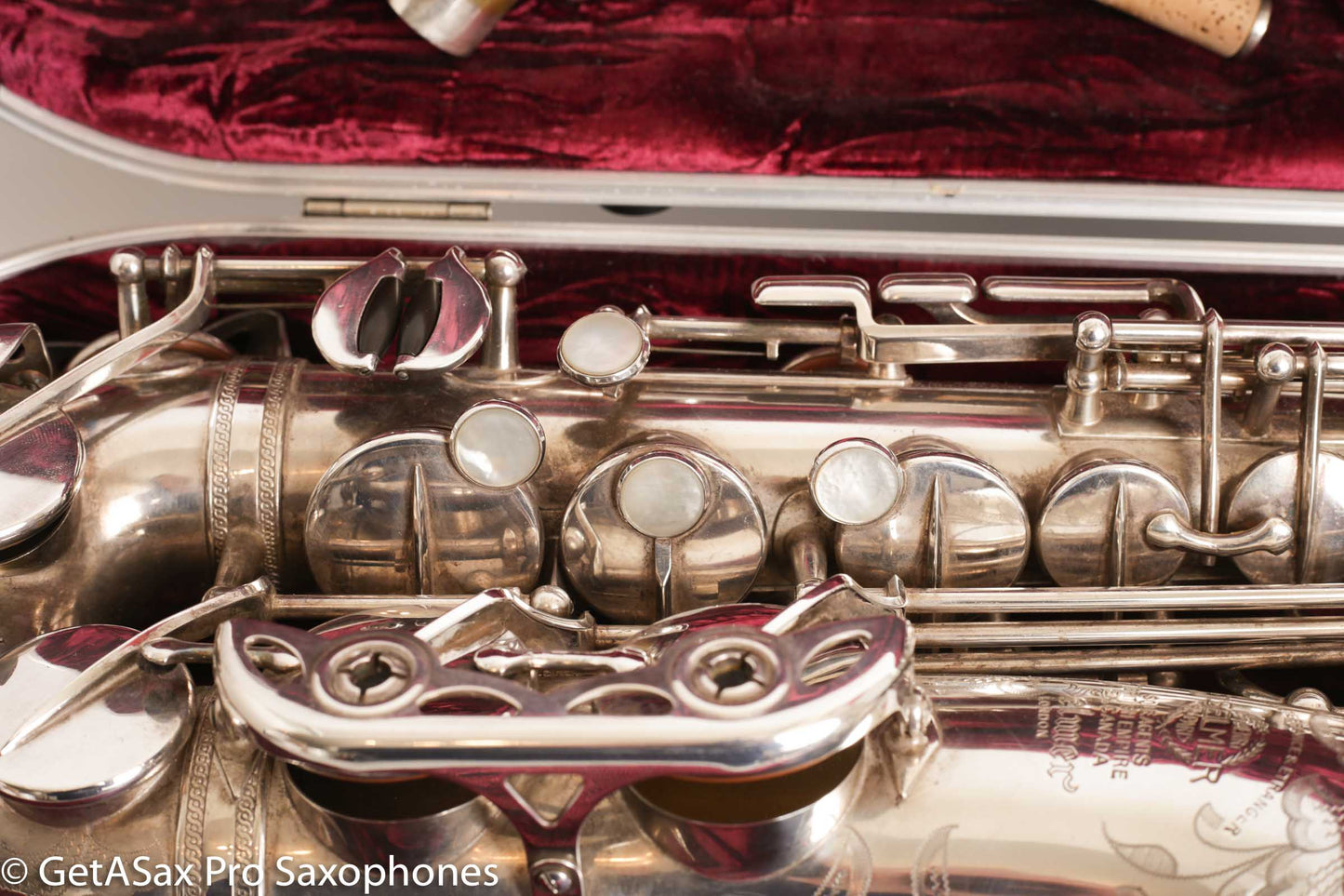 Selmer Balanced Action Alto Original Silver Plate Good Pads Beautiful 29621