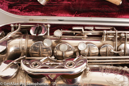 Selmer Balanced Action Alto Original Silver Plate Good Pads Beautiful 29621