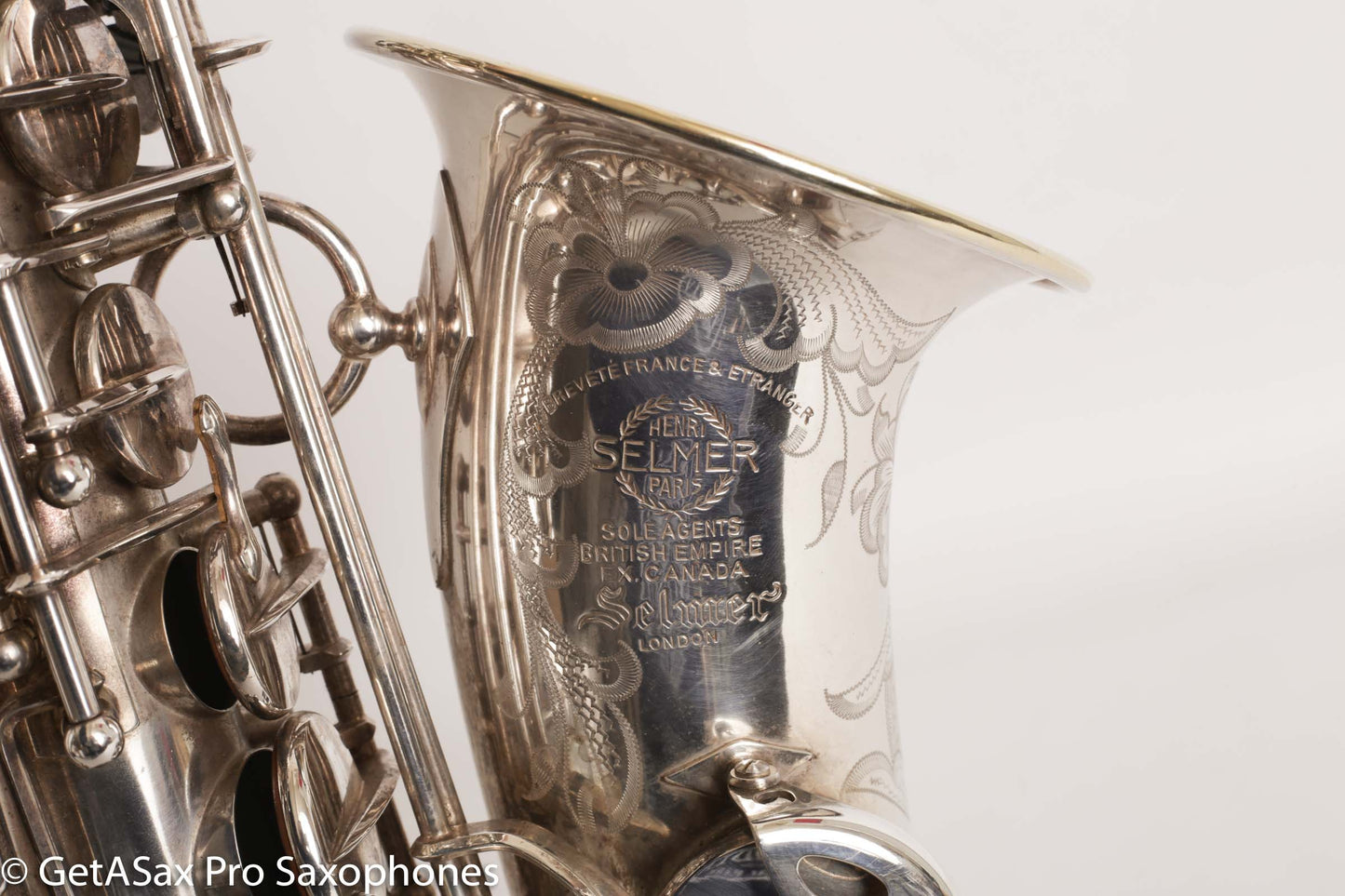 Selmer Balanced Action Alto Original Silver Plate Good Pads Beautiful 29621