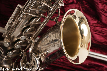 Selmer Balanced Action Alto Original Silver Plate Good Pads Beautiful 29621