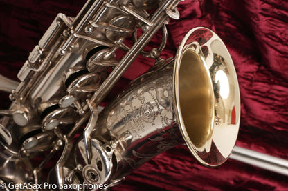 Selmer Balanced Action Alto Original Silver Plate Good Pads Beautiful 29621