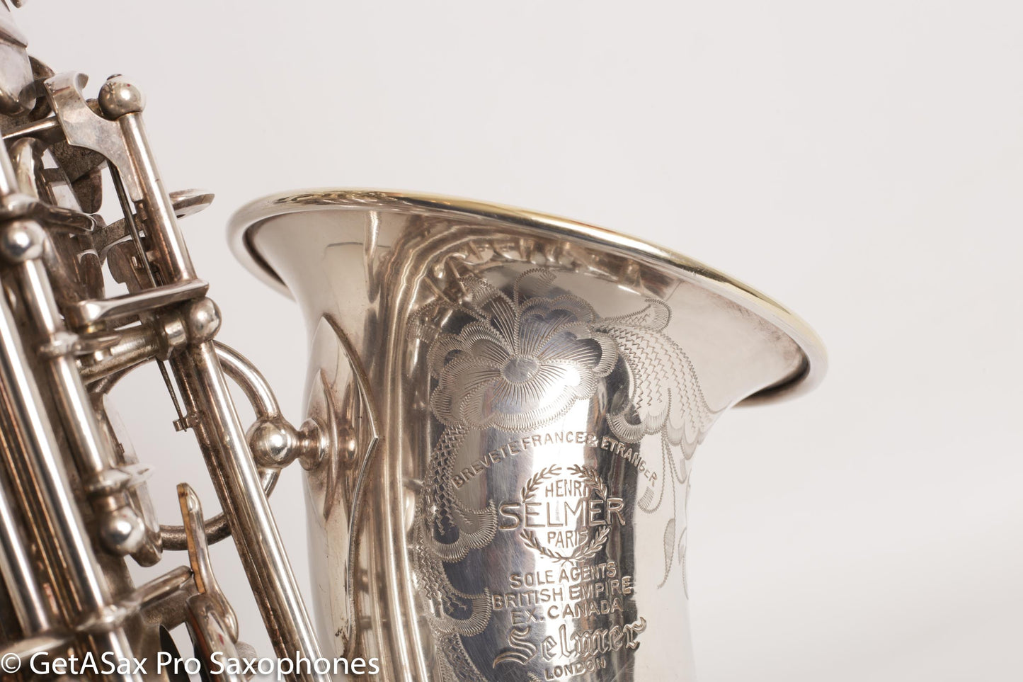 Selmer Balanced Action Alto Original Silver Plate Good Pads Beautiful 29621