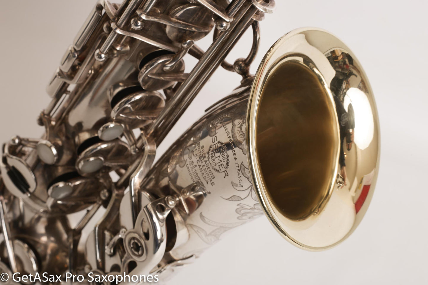 Selmer Balanced Action Alto Original Silver Plate Good Pads Beautiful 29621