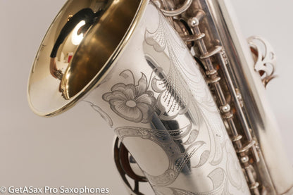 Selmer Balanced Action Alto Original Silver Plate Good Pads Beautiful 29621