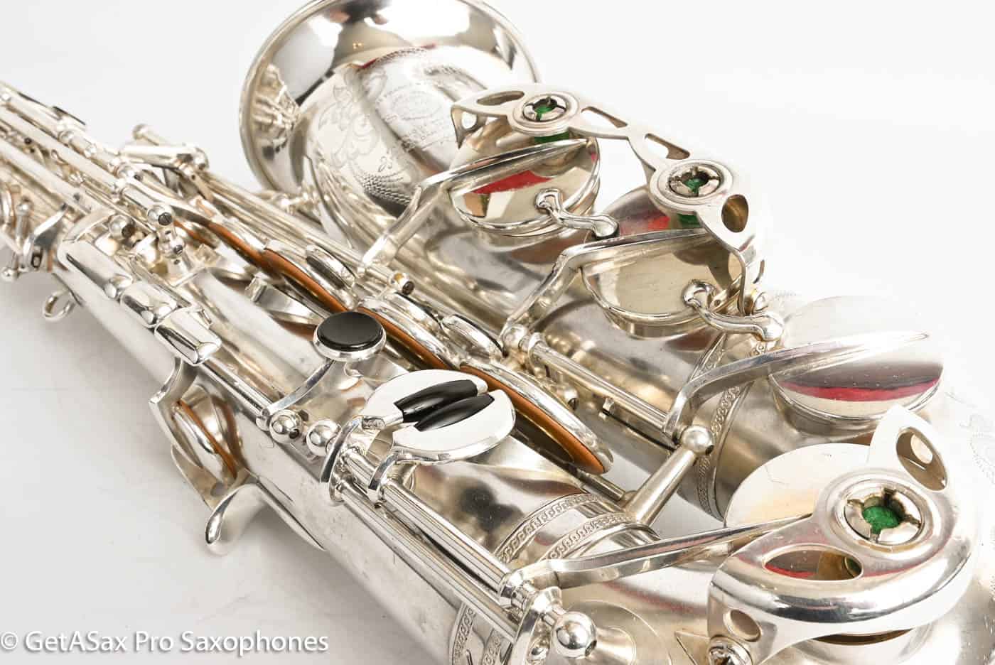 Selmer Balanced Action Alto 1945 Original Silver Fresh Overhaul 31923