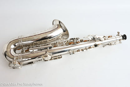 Selmer Balanced Action Alto 1945 Original Silver Fresh Overhaul 31923