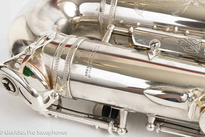 Selmer Balanced Action Alto 1945 Original Silver Fresh Overhaul 31923