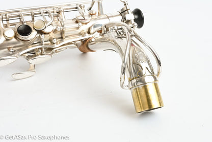 Selmer Balanced Action Alto 1945 Original Silver Fresh Overhaul 31923